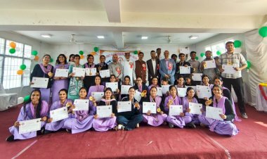 नाहन: संस्कृत  कॉलेज के वार्षिक समारोह में एसडीएम ने नवाजे होनहार..