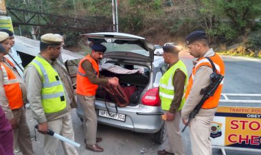हिमाचल: 24 घण्टे में 176 नाको पर, 20,230 वाहनों की चैकिंग, 866 चालान किए, 1.221 ग्राम चरस पकड़ी....