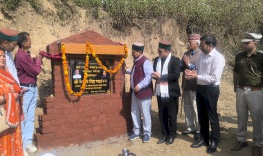 33 लाख से बने कजलोट पंचायत भवन का उपमुख्य सचेतक केवल सिंह पठानिया ने किया उद्घाटन