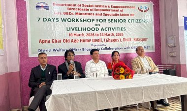 अपना घर वृद्धाश्रम दयोली में वरिष्ठ नागरिकों के लिए 7 दिवसीय जीविकोपार्जन कार्यशाला शुरू