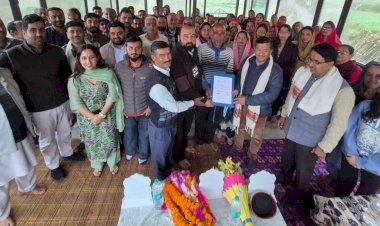 नाहन: जाइका के सहयोग से "जोक से राजौली पनेवटा" प्रवाह सिंचाई योजना आरंभ...