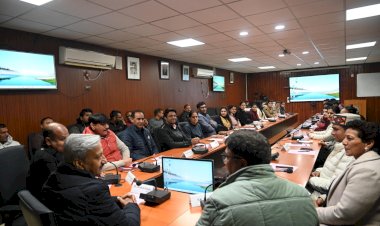 नए भर्ती हुए कृषि विकास अधिकारियों का केंद्रीय आलू अनुसंधान संस्थान शिमला के वैज्ञानिकों के साथ संवाद