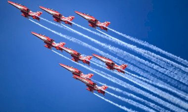 सुजानपुर में वायु सेना के एयर शो की तैयारियां पूरीं, 4 विमानों ने भरी प्रैक्टिस उड़ानें