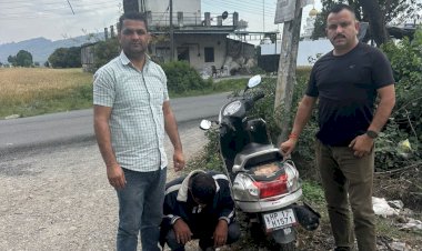 नाहन: स्कूटी से नशीले पदार्थों का धंधा करने वाला तस्कर धरा,1.76 ग्राम हेरोइन बरामद..