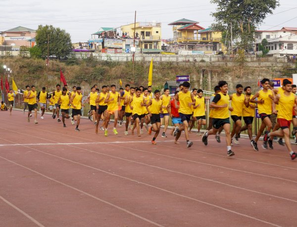 भर्ती रैली के तीसरे दिन 500 अभ्यर्थियों ने लिया भाग