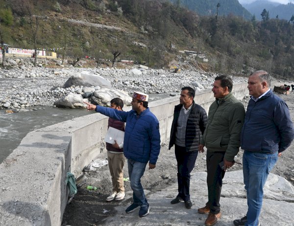 सचिव डॉ अभिषेक जैन ने किया कार्यों का निरीक्षण, कहा वैज्ञानिक एवं प्रभावी तरीके से हों बाढ़ सुरक्षा के कार्य।