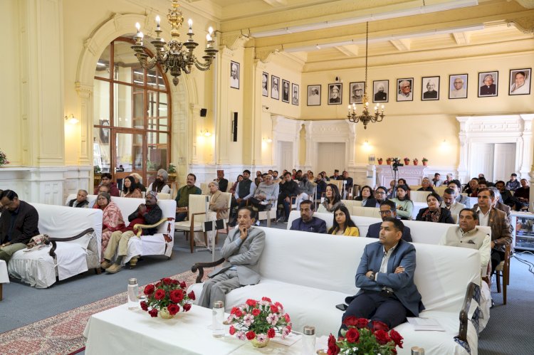 भारतीय उच्च अध्ययन संस्थान में आयोजित हुआ 27वां डॉ. सर्वपल्ली राधाकृष्णन स्मृति व्याख्यान; गुरुदेव रबीन्द्रनाथ टैगोर चित्रदीर्घा का उद्घाटन