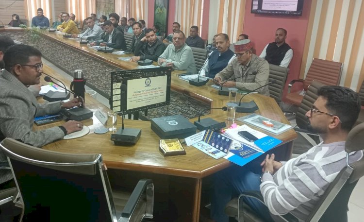 जनगणना-2027 की प्रक्रियाओं को गहनता से समझें सभी प्रभारी अधिकारी: अभिषेक गर्ग