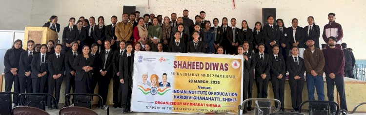 शहीद दिवस” पर MY Bharat द्वारा पदयात्रा एवं स्वच्छता अभियान का सफल आयोजन
