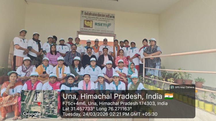 पीएनबी आरसेटी द्वारा आयोजित मशरूम खेती प्रशिक्षण कार्यक्रम संपन्न