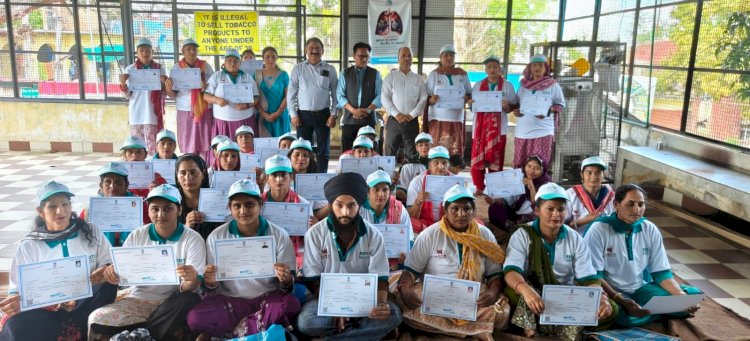 आरसेटी ऊना में मशरूम उत्पादन प्रशिक्षण सम्पन्न, 35 प्रतिभागियों को प्रमाण पत्र