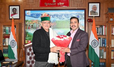 विक्रमादित्य सिंह ने राज्यपाल से की भेंट