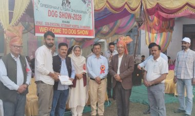 राज्य स्तरीय ग्रीष्मोत्सव, घुमारवीं के तहत डाॅग शो का हुआ आयोजन