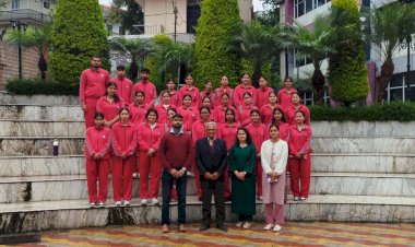 गौतम महाविद्यालय में शेक आउट ड्रिल का आयोजन