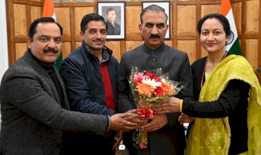 कंप्यूटर शिक्षक संघ के प्रतिनिधिमंडल ने मुख्यमंत्री से की भेंट