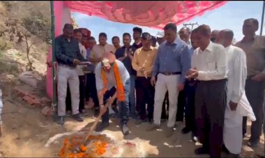 नाहन : विधानसभा क्षेत्र में विकास को नई गति, दो सड़कों का शिलान्यास किया विधायक ने..