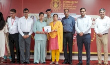 नाहन: हिमालयन ग्रुप में नेशनल स्कॉलरशिप टेस्ट् के विजेता नवाज़े...डीसी ने की शिरकत..