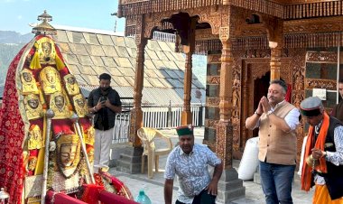 शिक्षा मंत्री ने जागा माता कोट काईना के नवनिर्मित मंदिर की प्राण प्रतिष्ठा कार्यक्रम में की शिरकत