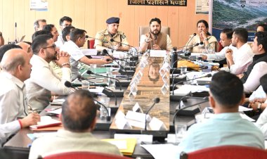 मानसून-2026 के लिए प्रशासनिक व विभागीय स्तर पर तैयारी, रोकथाम और शमन उपायों पर कार्यशाला आयोजित
