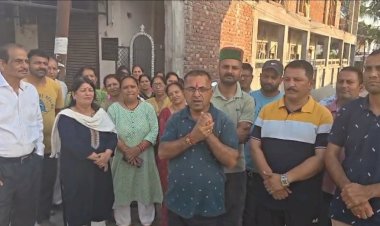 नाहन: पांवटा में कल होगा चक्का जाम, शिवा कॉलोनी के बाशिंदों के सब्र का बांध टूटा....