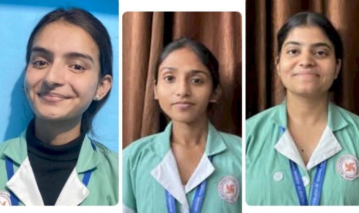 नाहन: माता पद्मावती के छात्राओं ने लहराया परचम...