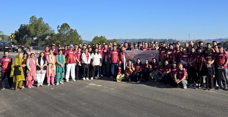 पीएनबी की सोल्जरथॉन में भूतपूर्व सैनिकों और बैंकरों ने लगाई दौड़