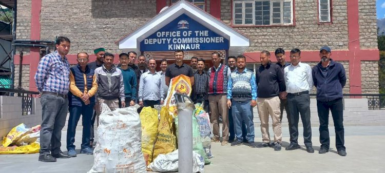 किन्नौर में व्यापक स्तर पर विशेष स्वच्छता अभियान आयोजित