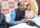 कांग्रेस ने किया जनभावनाओं से खिलवाड़, दोहंदी वार्ड के लोगों के साथ किया 'खेला': जयराम ठाकुर