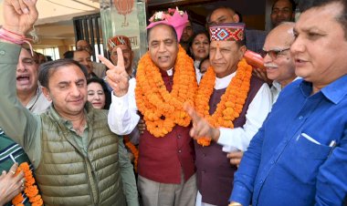 स्थानीय निकाय चुनावों में भाजपा की प्रचंड जीत सुक्खू सरकार की नाकामी, भ्रष्टाचार और माफिया राज पर जनता का करारा प्रहार : जयराम ठाकुर