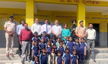 राज्यपाल ने कांगड़ा जिला के गुजरेडा में राजकीय प्राथमिक पाठशाला का दौरा किया