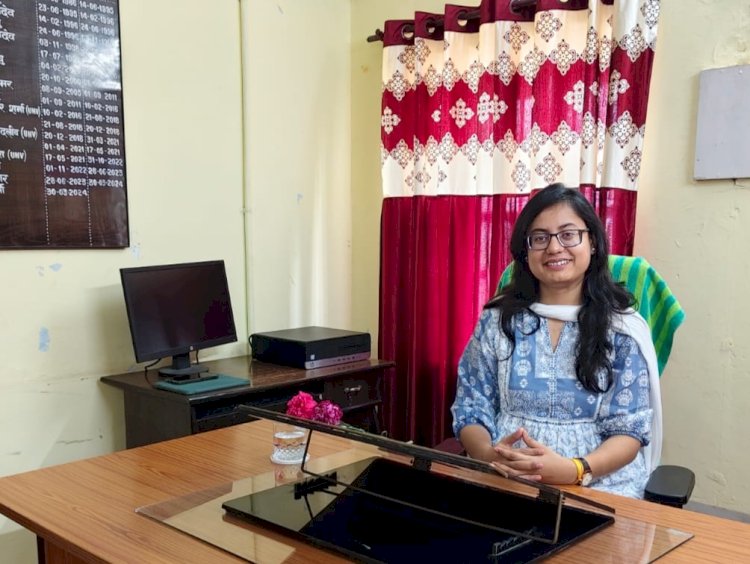 नाहन : नई जिला युवा अधिकारी अमृषा शर्मा ने संभाला कार्यभार