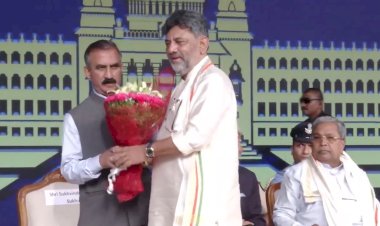 मुख्यमंत्री ने डी.के. शिवकुमार को कर्नाटक के मुख्यमंत्री बनने पर दी बधाई