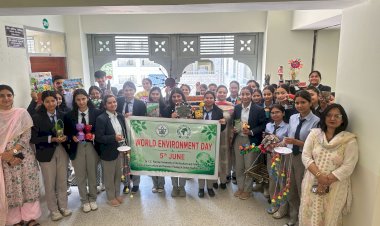 विद्यार्थियों को पर्यावरण संरक्षण में सक्रिय भूमिका निभाने के लिए प्रेरित किया