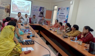 डिजिटल मार्केटिंग और जीईएम पोर्टल से जुड़कर बढ़ाएं कारोबार उद्योग विभाग ने उद्यमियों के लिए सलासी में आयोजित की कार्यशाला