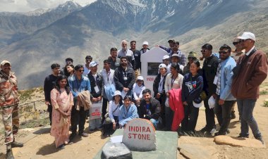विकसित वाइब्रेंट विलेज कार्यक्रम के प्रतिभागियों ने किया शिपकी ला का दौरा