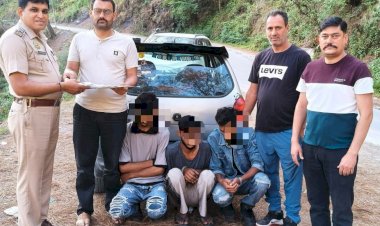 नाहन: 4.80 ग्राम चिट्टा पकड़ा तीन तस्कर धरे, राजगढ़ में एफआईआर दर्ज...