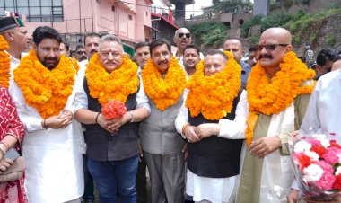 कसौली विधानसभा क्षेत्र में लगभग 225 करोड़ रुपए की सिंचाई व पेयजल योजनाएं का कार्य प्रगति पर - मुकेश अग्निहोत्री
