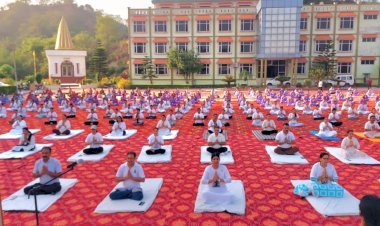 अंतरराष्ट्रीय अंतरराष्ट्रीय योग दिवस पर बढेड़ा में जिला स्तरीय कार्यक्रम आयोजित, 600 प्रतिभागियों ने किया योगाभ्यास में जिला स्तरीय कार्यक्रम आयोजित, 600 प्रतिभागियों ने किया योगाभ्यास