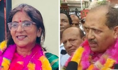 नाहन: नगर परिषद में चुनावी घमासान, पर्ची के जरिए कांग्रेस समर्थित उपमा धीमान अध्यक्ष बनी,  भाजपा के प्रदीप सहोत्रा उपाध्यक्ष बने.