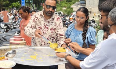 नाहन: मेडिकल कॉलेज अस्पताल में भंडारे का आयोजन किया, ड्रॉप्स ऑफ होप सोसायटी ने..