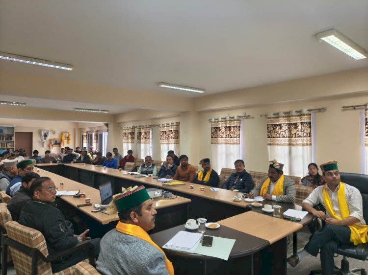 भारत-चीन व्यापार के संदर्भ में पूह में बैठक आयोजित...