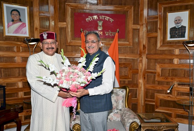 उत्तराखंड के पर्यटन मंत्री सतपाल महाराज ने आज लोक भवन में राज्यपाल कविन्द्र गुप्ता से शिष्टाचार भेंट की...
