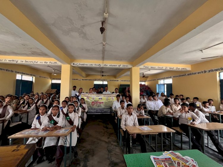 नाहन :पच्छाद में ‘‘सशक्त नारी, समृद्ध सिरमौर’’ के तहत विभिन्न योजनाओं तथा मासिक धर्म स्वच्छता प्रबंधन और कुरीतियों पर महिलाओं को किया जागरूक