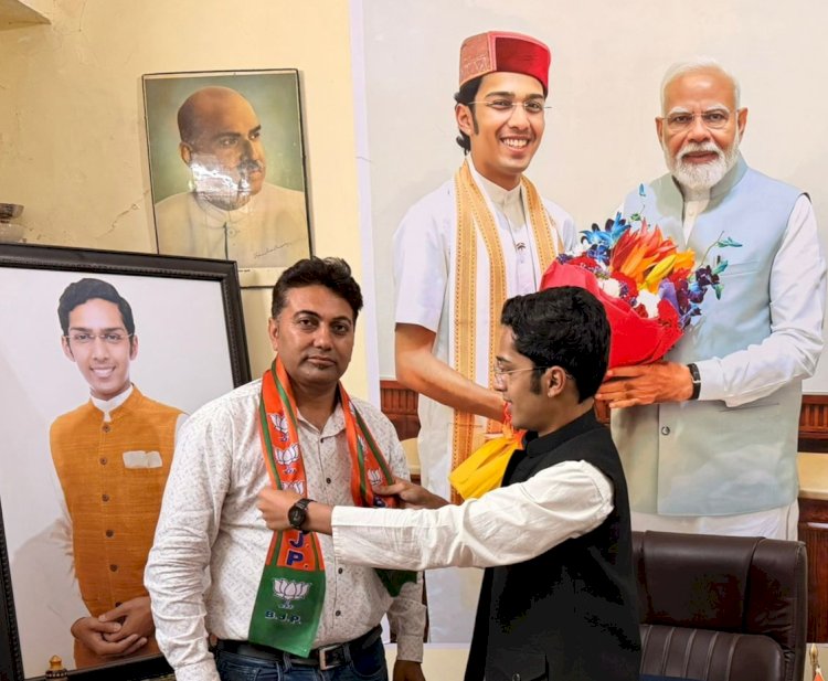 नाहन : जिला सिरमौर के वरिष्ठ कांग्रेसी नेता संदीप शर्मा भाजपा में शामिल