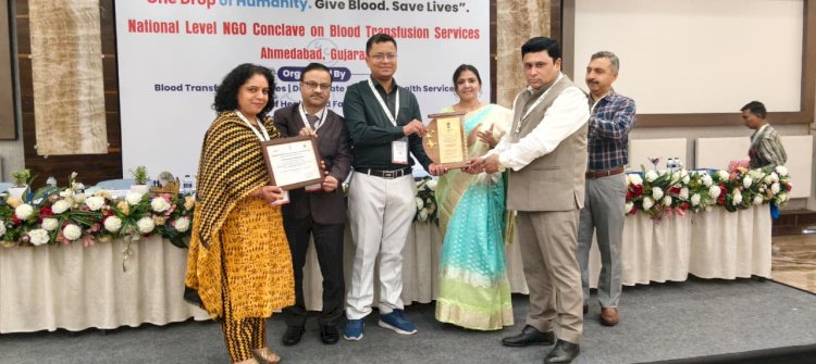 राष्ट्रीय स्तर पर मंडी जिला सम्मानित, रक्त आधान सेवाओं में उत्कृष्ट कार्य के लिए मिला राष्ट्रीय पुरस्कार