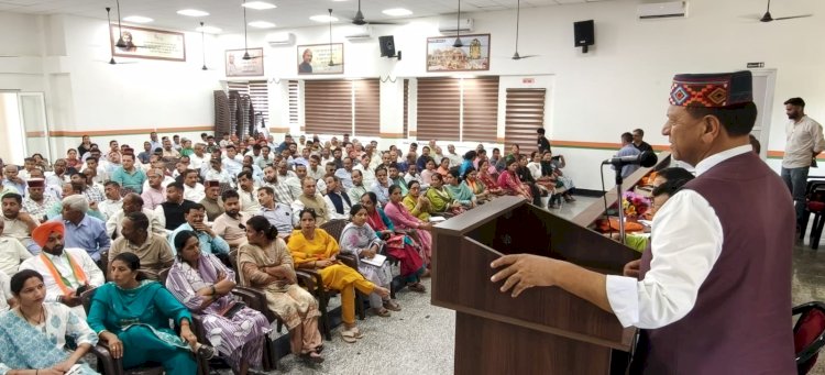 नाहन : वर्ष 2027 में हिमाचल में बनेगी भाजपा सरकार : बिंदल