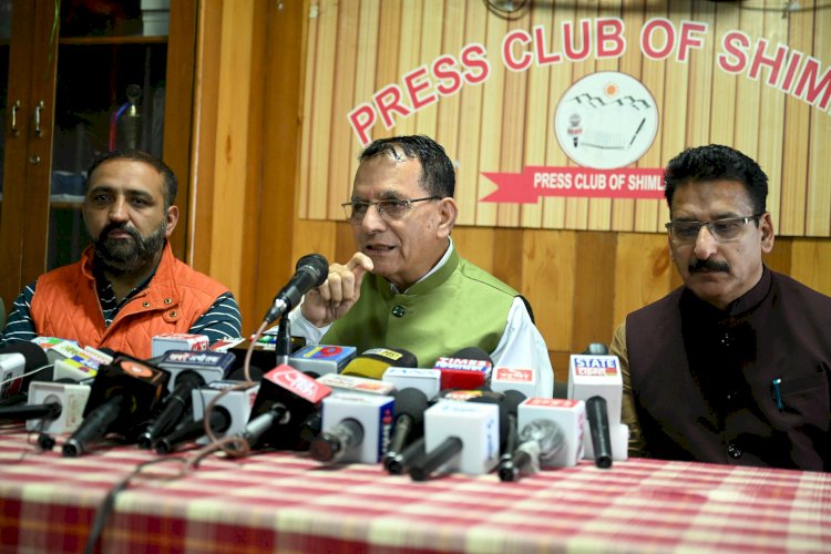 कांग्रेस को संविधान की दुहाई देने का कोई नैतिक अधिकार नहीं, आपातकाल लोकतंत्र पर सबसे बड़ा प्रहार था : सुरेश भारद्वाज