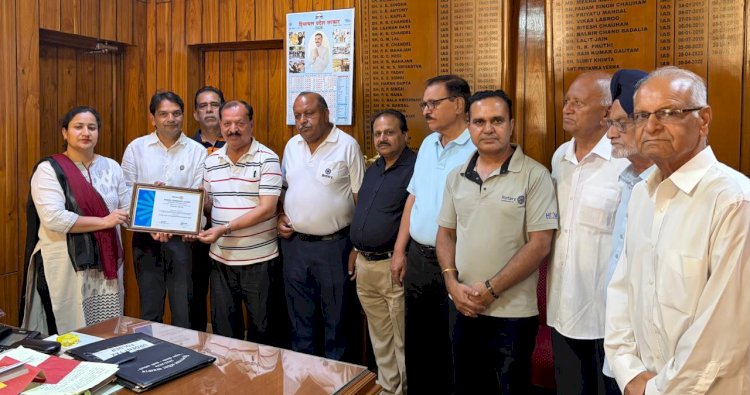 नाहन : रोटरी क्लब नाहन ने किया ‘ग्रेसफुल एजिंग’ नाम से रोटरी कम्युनिटी कॉर्प्स (RCC) का किया गठन
