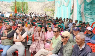 राजस्व मंत्री ने पूह ब्लॉक कांग्रेस के एक दिवसीय कार्यकर्ता सम्मेलन में की शिरकत