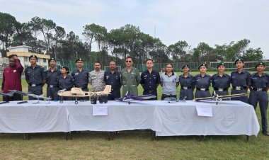 एनसीसी कैडेटों ने एयर क्राफ्ट के मॉडल्स की उड़ानों से दिखाए करतब स्वयं निर्मित ड्रोन एवं रेडियो नियंत्रित विमान का रोमांचक हवाई प्रदर्शन….
